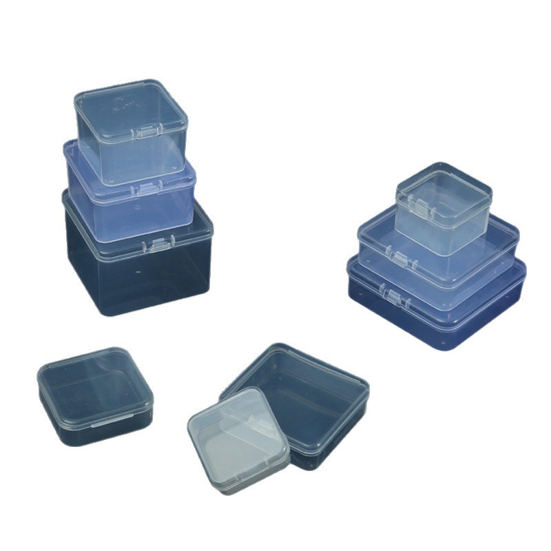 Transparent storage box, stationery, plastic small accessory 5