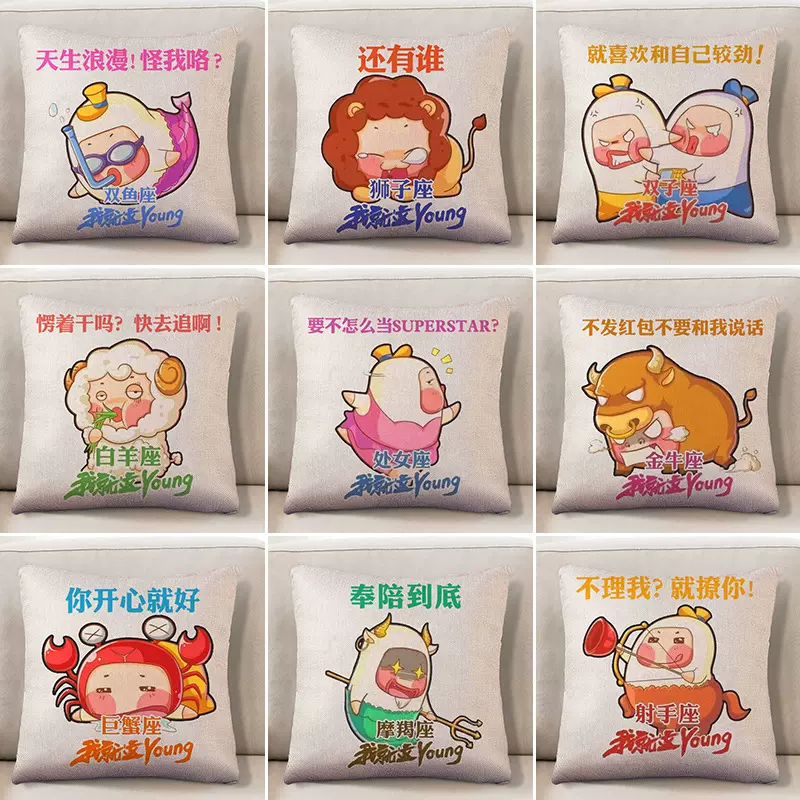 【工厂尾货】源头工厂清仓多功能抱枕被可爱创意星座车载腰靠抱枕