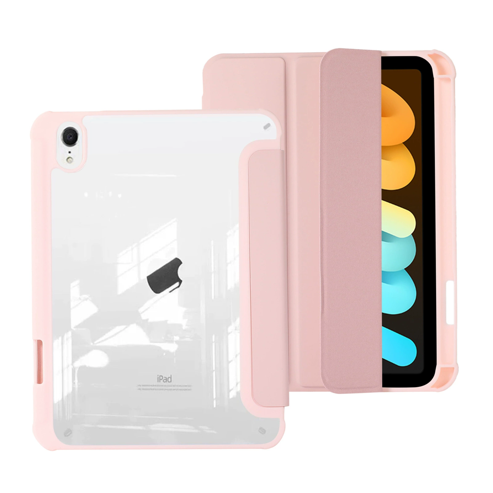 Подходящий для iPad Air5, умноженный PRO11, акриловая противоизогнутая перьевая слот-накладка 10.2 защитная накладка mini6 защитный чехол