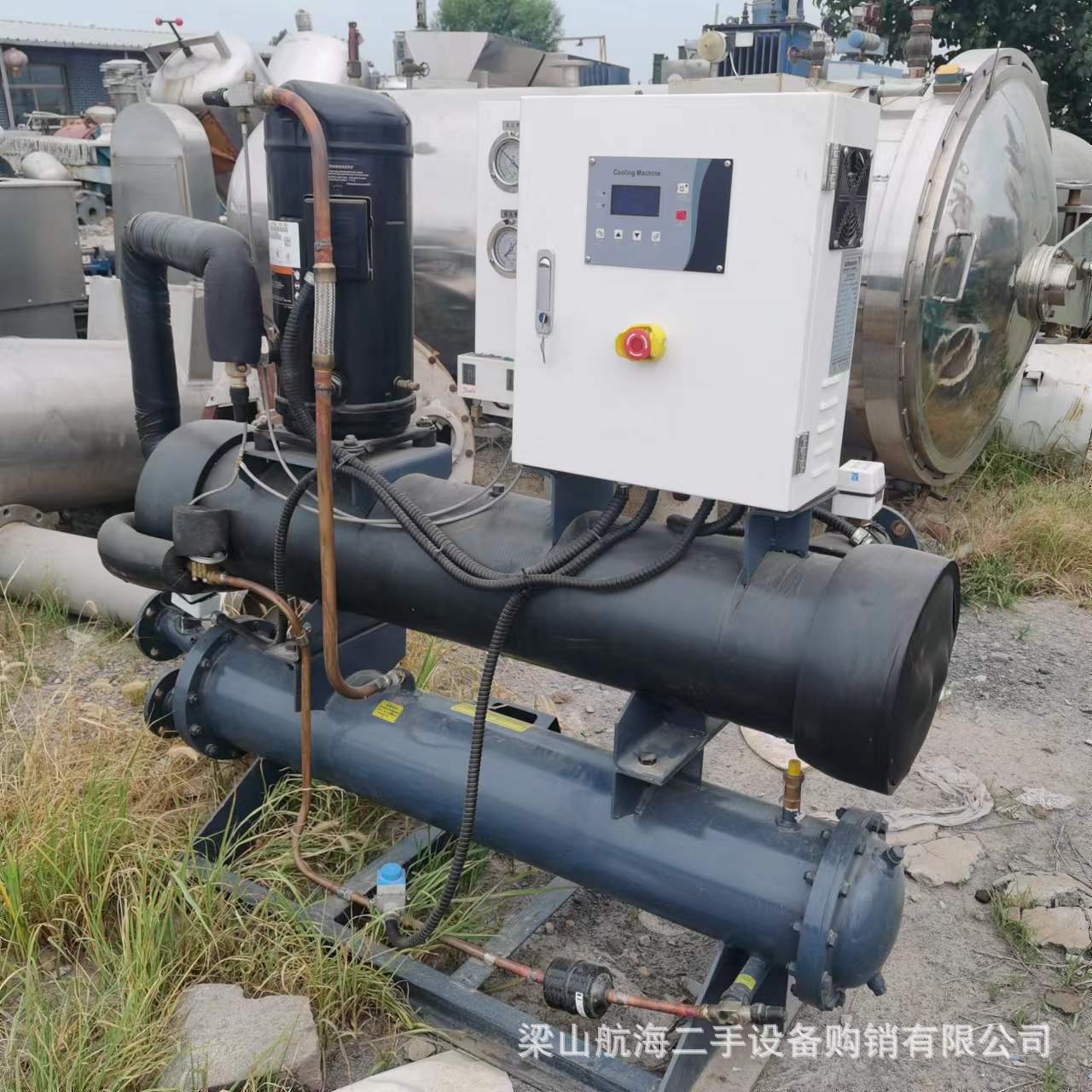 二手大型螺杆式工业激光冷水机组 工业注塑冰水机组 水冷螺杆制冷