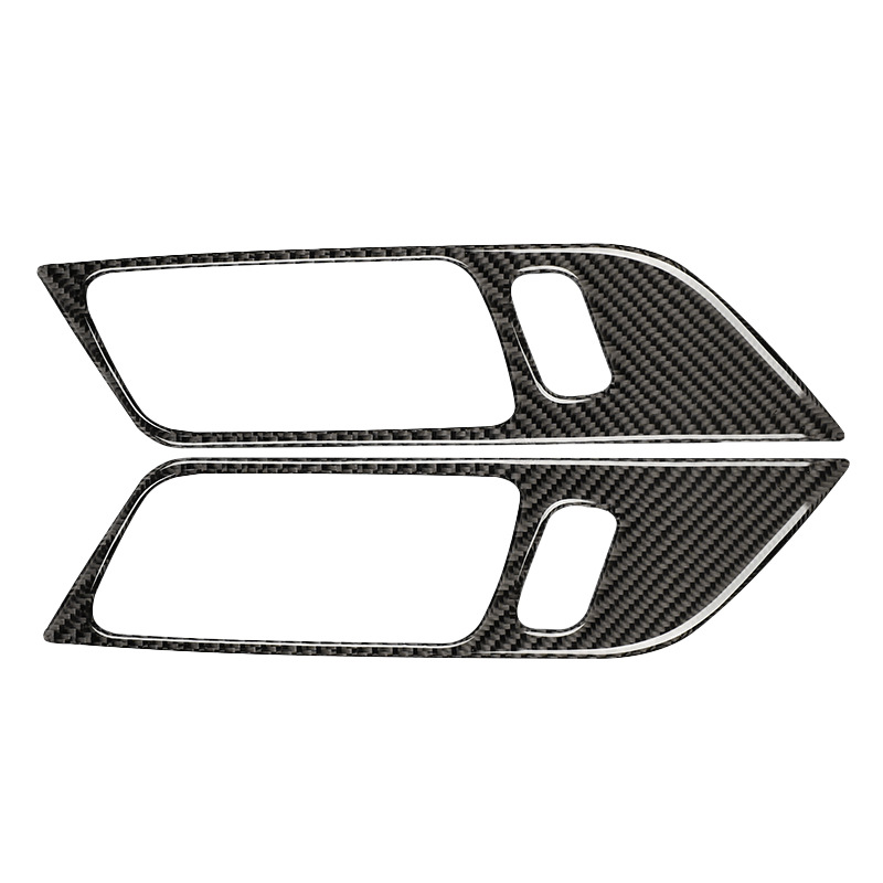 검은색 자동차 도어 핸들 패널 스티커