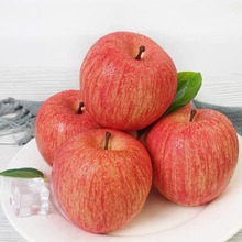 仿真苹果模型假苹果水果玩具幼儿园早教套装红富士青苹果红苹果