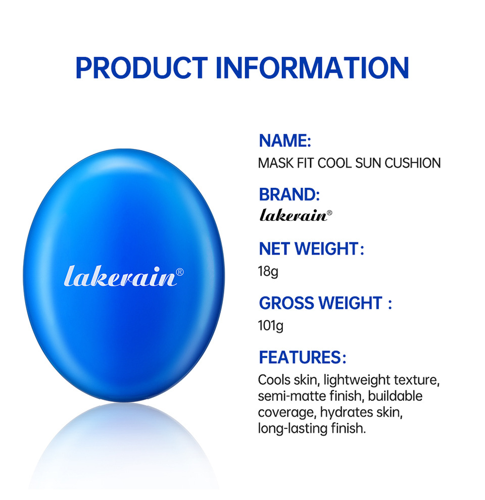 lakerain Blue Cushion Foundation Semi-matte Cushion Foundation Liquid undefined