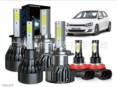 Ön faralar – near beam modified headlight - c6-black-6-pack-h1f2-h7h11-black-and-white