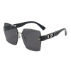 Advanced sunglasses, light luxury style, Chanel style, high-quality style, internet celebrity