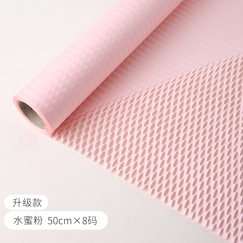 Papel de regalo de nido de abeja, papel de regalo acolchado con rejilla colorida, papel kraft de nido de abeja, venta al por mayor.