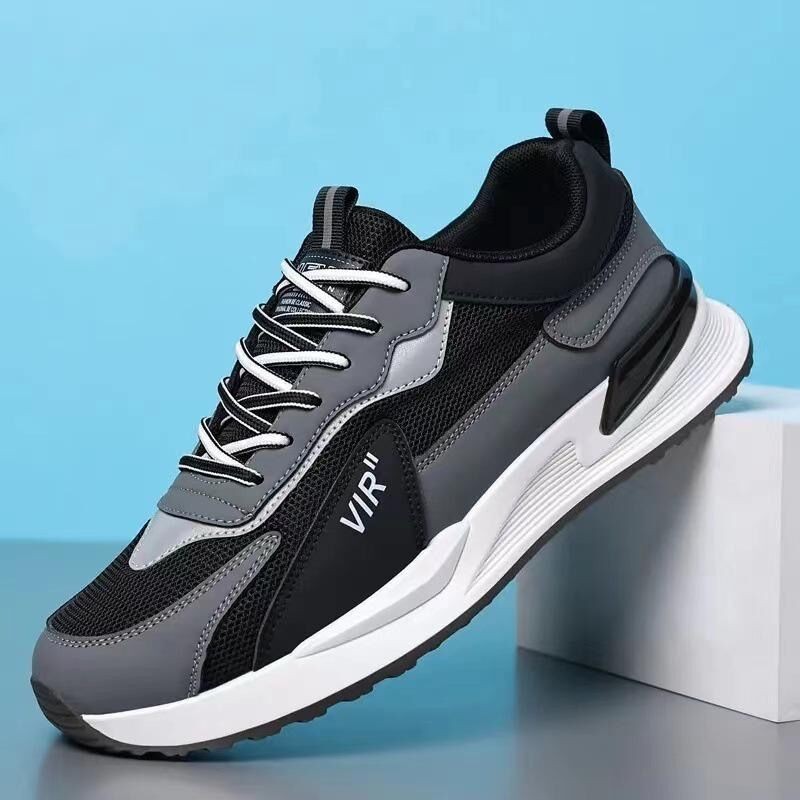 Cross-Border Men's Shoes, New Spring Models, Korean Style Fashionable Breathable Lightweight Casual Shoes, Soft-Soled Comfortable Daily Sports and Leisure Shoes