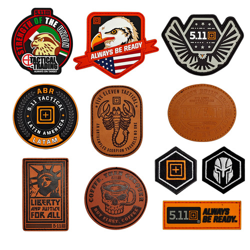 5.11 Velcro badge tactical morale patch UP material PVC rubber badge IR reflective cloth patch supply