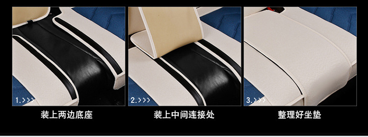 Four-Season Universal Fabric Seat Cover, Car Seat Cover, All-Inclusive Seat Cushion, New Five-Seater Fully Enclosed Linen Car Seat Cushion