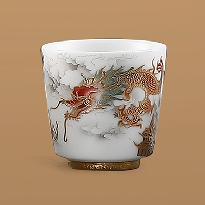 Ovejas grasa Jade liso asado Longteng World Master Cup Longfeng par Copa