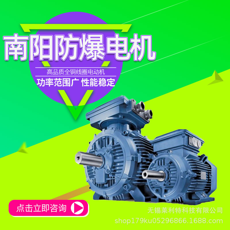 Wolong Nanyang Motor Yfb3 Low-Voltage Dust-Proof Explosion-Proof Three-Phase Asynchronous Motor Directly Supplied from the Manufacturer