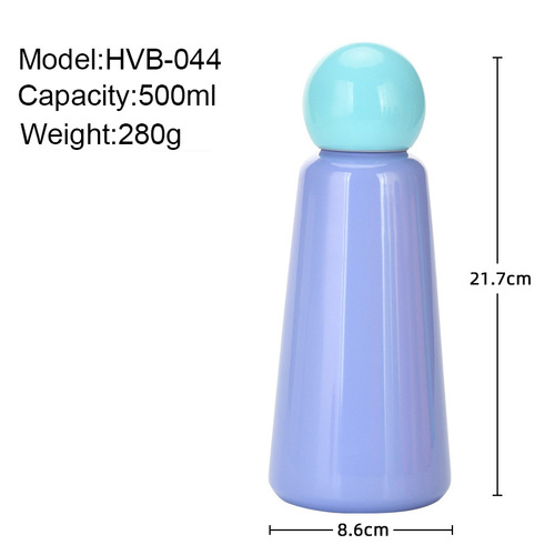 INS cute 304 stainless steel insulated cup LUND hot and cold creative outdoor double-layer water cup for male and female students