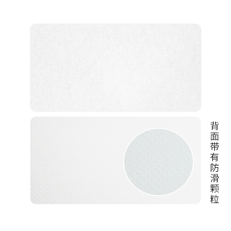 Alfombrilla de ratón de fieltro Amazon, alfombrilla de escritorio de escritura para oficina, antideslizante, extra grande, respetuosa con el medio ambiente