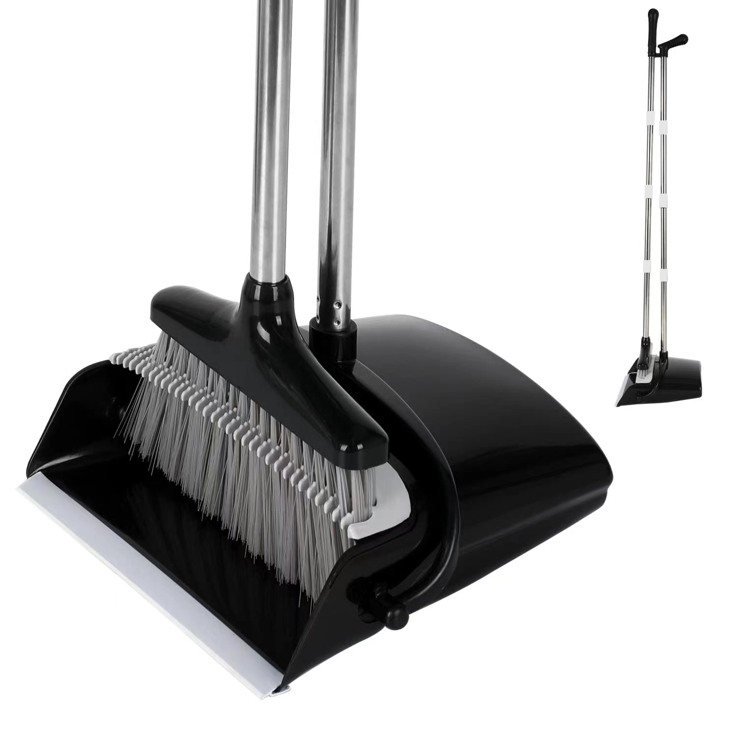 [Personalizado] Juego de escoba, recogedor combinado, cubo de plástico para el hogar, escoba, pala de basura de dos piezas, escoba