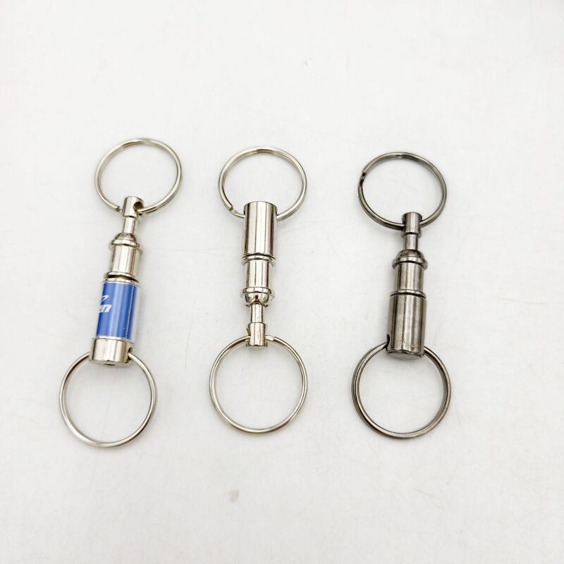 Quick-Release Key Ring Detachable Double Ring Keychain Outdoor Dual Keychain Double Key Ring Wholesale Quick-Release Key Ring Detachable Double Ring Keychain Outdoor Dual Keychain Double Key Ring Wholesale