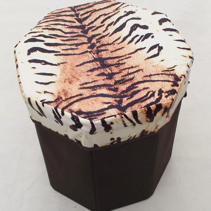 Кожаный стул восьмиугольный складной стул