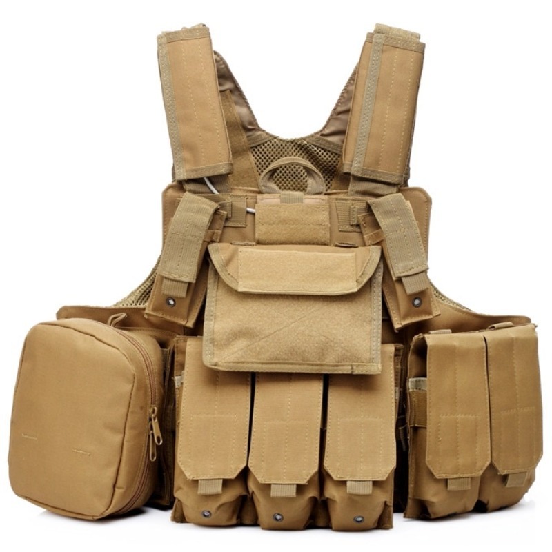 Ropa deportiva al aire libre, entrenamiento de camuflaje, chaleco de combate, chaleco a prueba de balas y a prueba de puñaladas, chaleco táctico de protección, chaleco