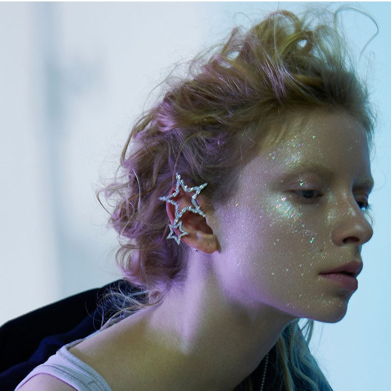 个性星形耳钉耳环