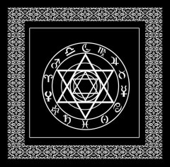 Non-woven tarot card tablecloth, Tarot tablecloth, 49cm*49cm