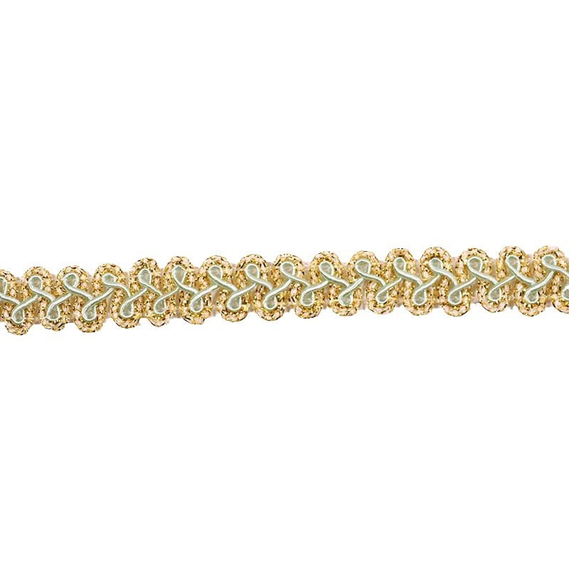 Spot 1.2cm color oro y plata accesorios de encaje accesorios de ropa 32 colores ciempiés borde de espigan encaje