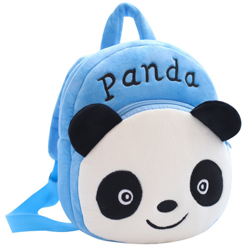 2024 New Korean Cartoon Baby Backpack 1-6 Years Old Plush Mini School Bag Baby Children's Backpack