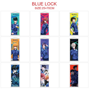 Japanese Comic Blue Prison Hanging Painting Anime Small Hanging Painting Decorative Painting Cartoon Full Color Cloth Painting Living Room Bedroom Mural Sea