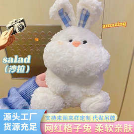 网红兔子玩偶哈格毛绒玩具娃娃机娃娃可爱的兔子公仔厂家批发玩偶