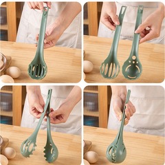 Multi-functional Eggbeater Wholesale Two-in-One Household Kitchen Noodle Scoop Handheld Egg Flipper Pancake Press Noodle Holder