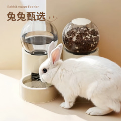 花螗季不漏水1000ml兔兔水壶兔子水碗大容量豚鼠刺猬龙猫饮水器
