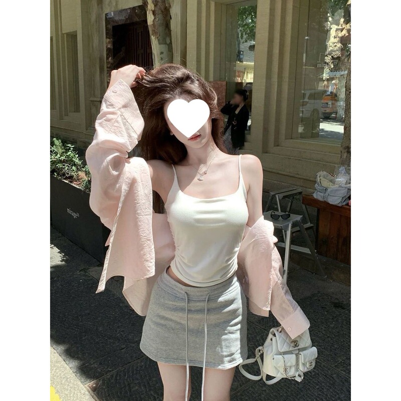 Pink Long-Sleeved Shirt for Women 2025 Summer New Korean Style Lazy Style Loose and Versatile Thin Sun Protection Jacket Pink Long-Sleeved Shirt for Women 2025 Summer New Korean Style Lazy Style Loose and Versatile Thin Sun Protection Jacket