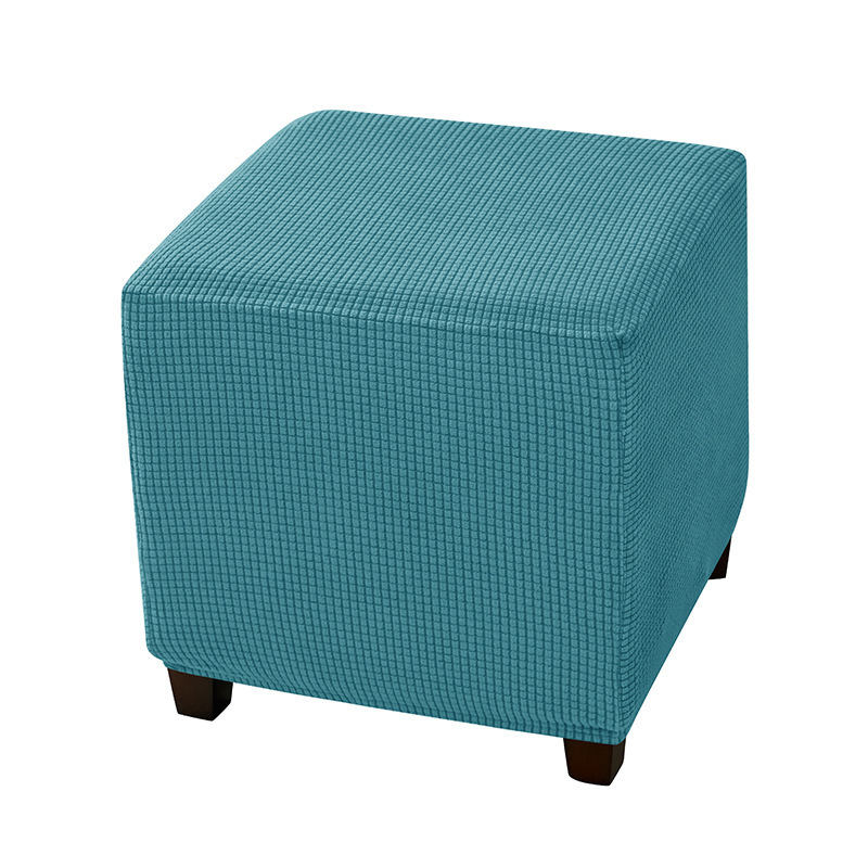 Taburete cuadrado de terciopelo de maíz elástico transfronterizo cubierta antipolvo Pedal Cover