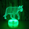 Creative touch table lamp, night light, suitable for import, 3D, 16 colors, remote control