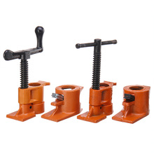 跨境 6分管3/4鐵質50（mm）連夾器 快速木工夾 管夾器 水管夾槽夾