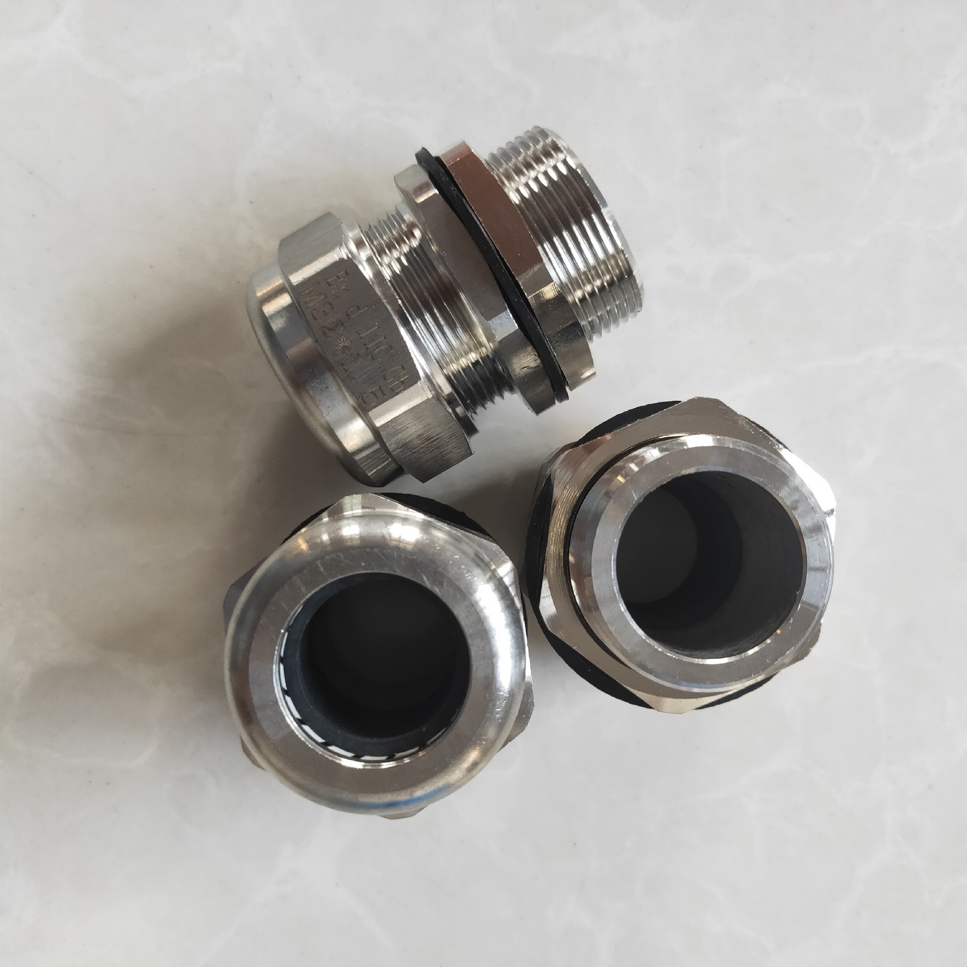 批发金属单压式防爆电缆接头304316不锈钢电缆格兰头M20M25填料函