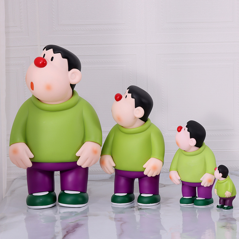 (2개) 팡 후 틱 헤드 장식품 대형 프리미엄 거실 바닥 인형 조합 자동차 중앙 제어 후면 손 인형