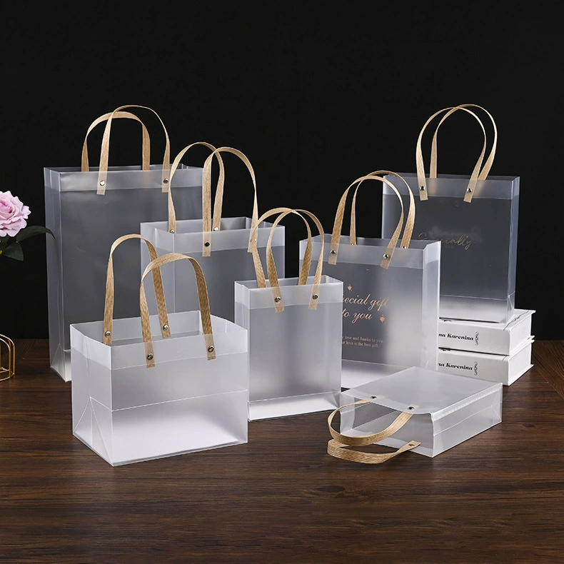 Индивидуальные прозрачные матовые пластиковые пакеты для одежды, подарочные пакеты из ПП, креативные печатные пластиковые сумки с логотипом на заказ