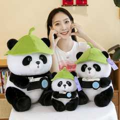 新しいかわいいカメラパンダ人形ぬいぐるみ布人形睡眠枕誕生日ギフト越境卸売