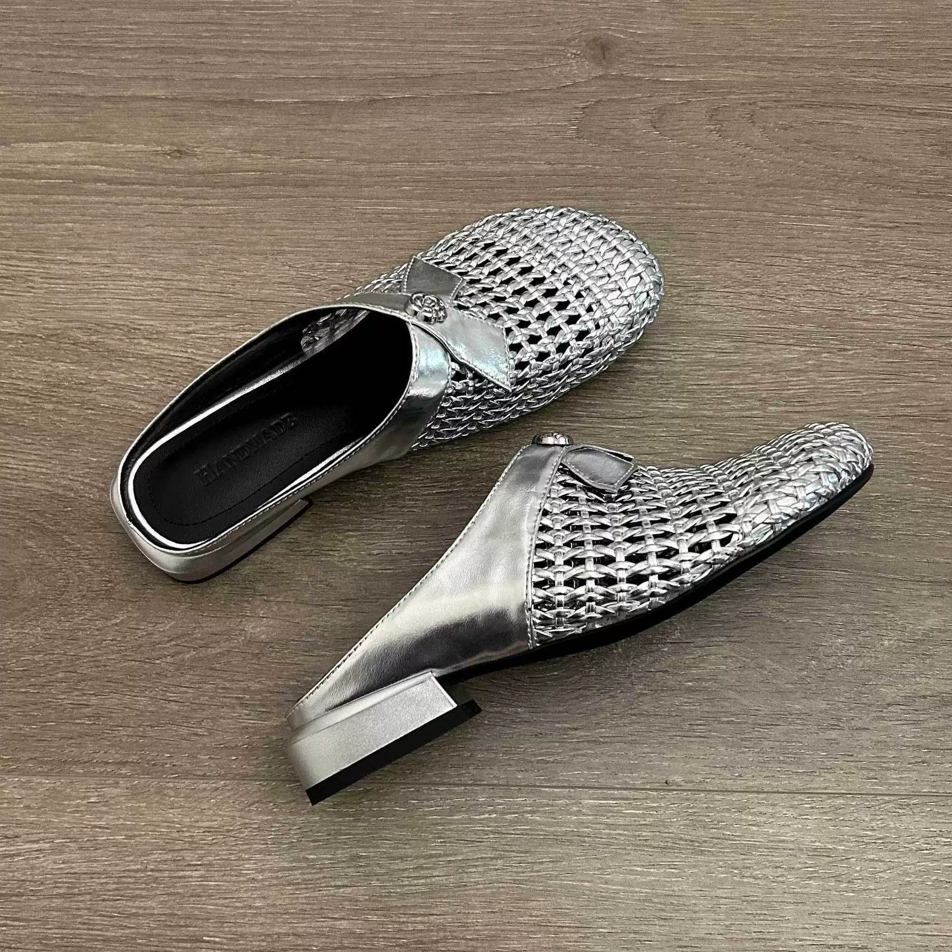 Mountain tea, universal woven slippers, (Physicals), genuine leather