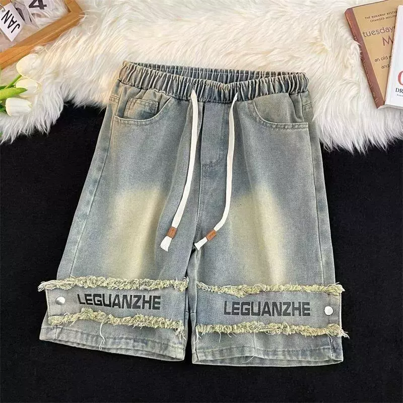 Denim skirt, summer shorts, small design trousers, trend of season