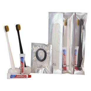 Star hotel disposable toothbrush with Colgate toothpaste suit B & B hotel toiletries small head soft hair