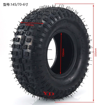 ATV Qazon Avtomobili 145/70-6 Düym Rezin Vakuum Təkəri 145x70-6