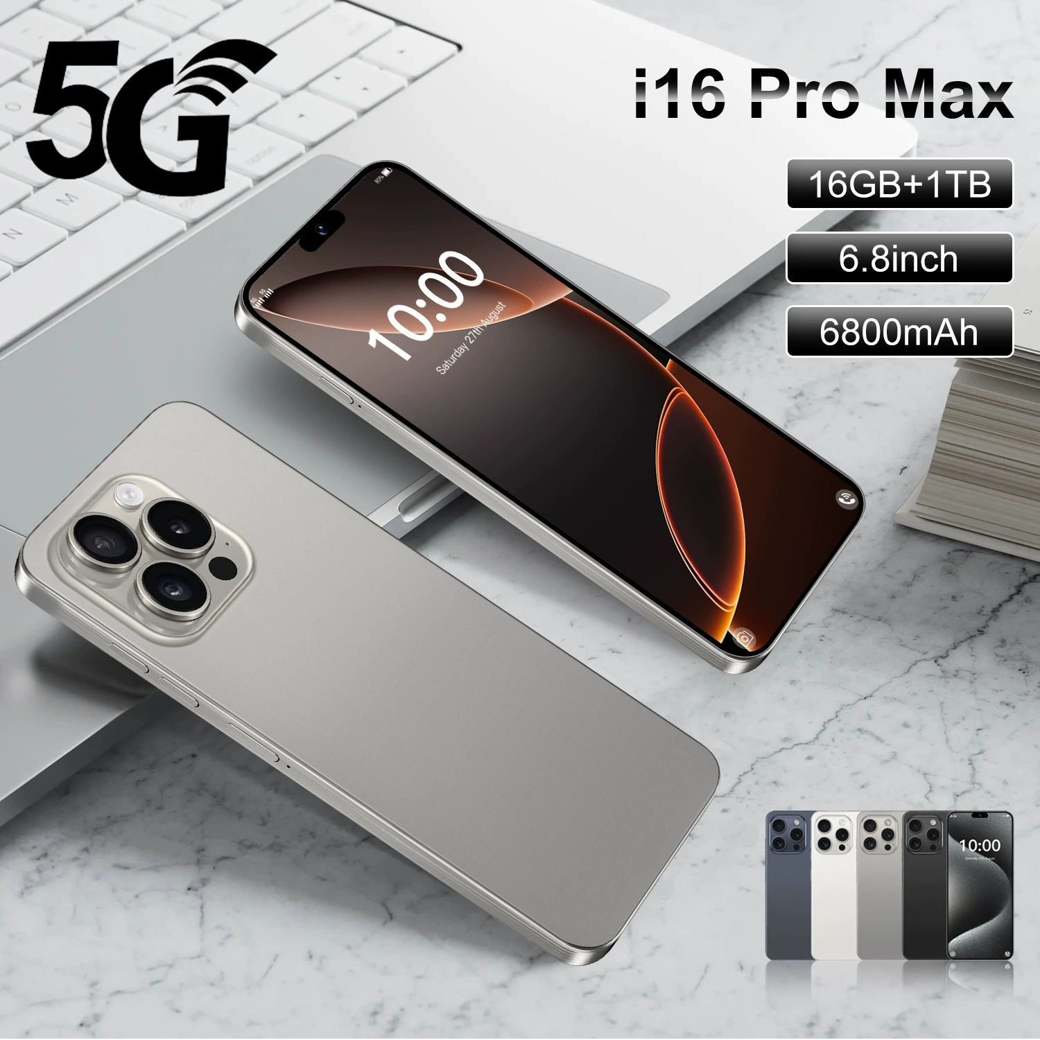 Мобильный телефон Pro, умные часы, Intel Core i16, 6 дюймов, 32G, 4G, Android