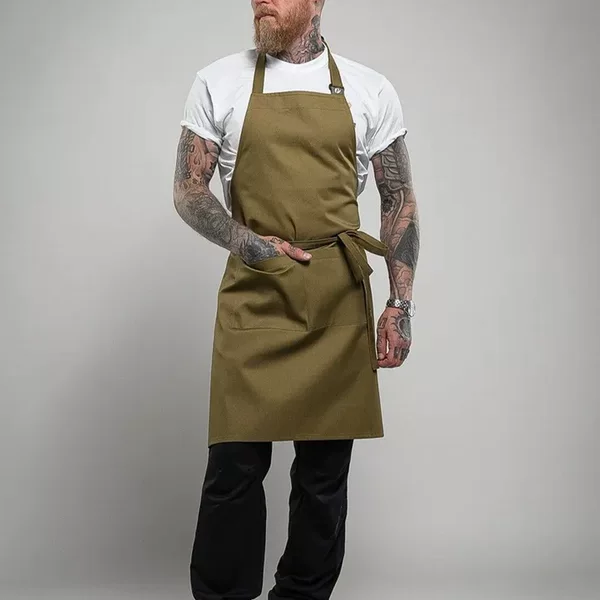 Cross-Border Amazon Halter Apron Barber Hairdressing Apron Straps Restaurant Kitchen Work Clothes Apron Customization