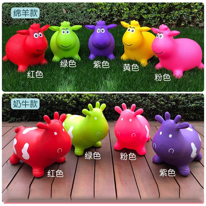 Jardín de infantes de caballo de salto Juguetes de equilibrio de caballo de salto Balón infláble Fuerte traviesos Niños Caballo de balance M