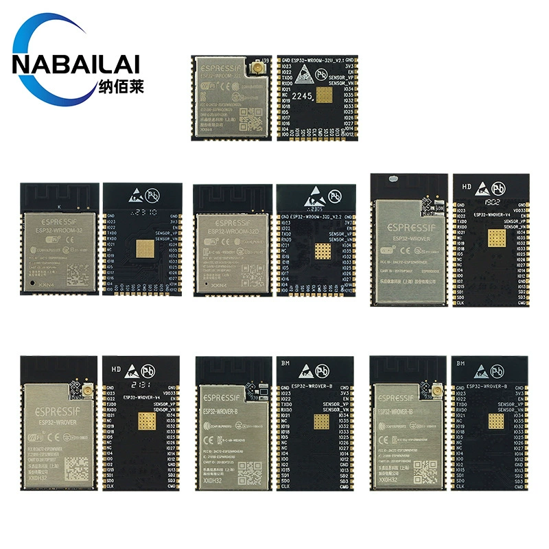 Оригинальный двухъядерный процессор Lexin ESP32-WROVER-IB IE ESP-WROOM-32D 32UWiFi+Bluetooth