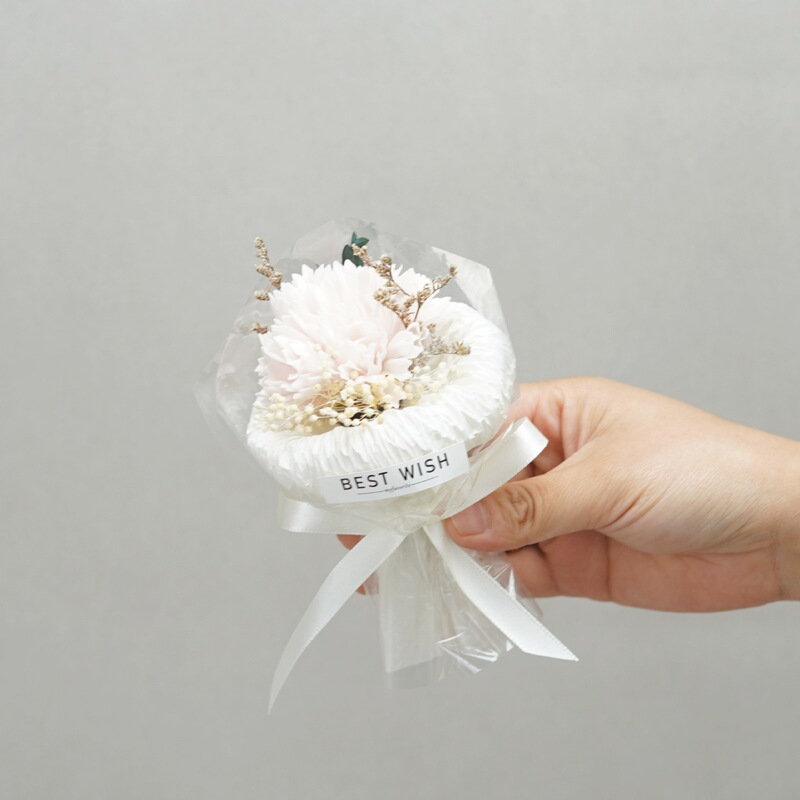 迷你口袋见面小花束玫瑰向日葵永生花伴手礼生日礼物装饰七夕节|undefined