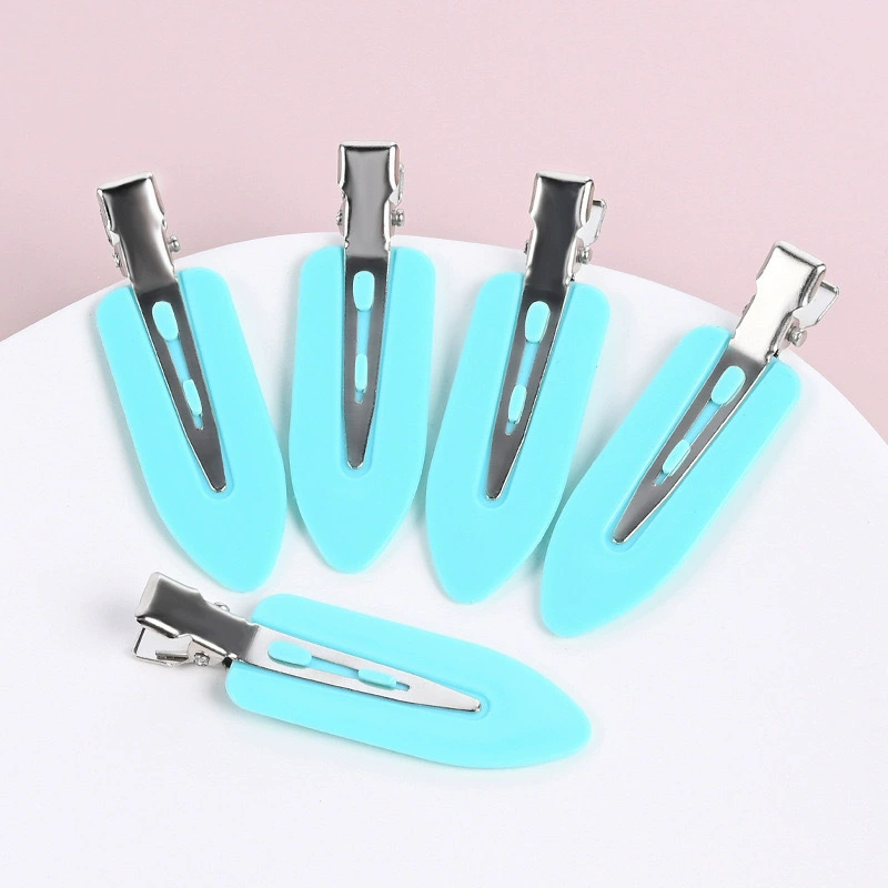 Заколка для волос (Hairgrip) металлическая клешня-краб, цветное матовое покрытие, 5.8 см, assorted colors