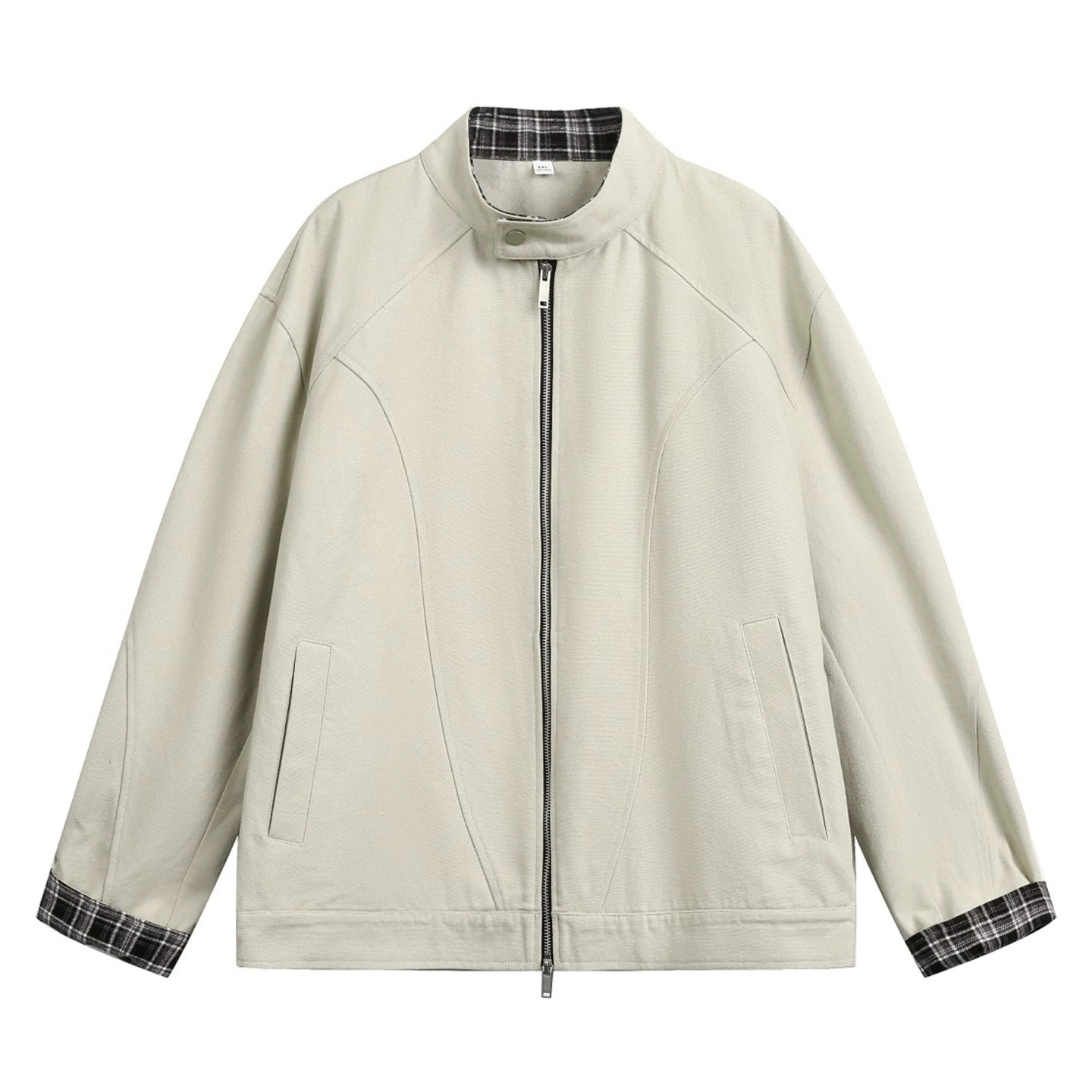 Retro autumn design jacket, loose fit