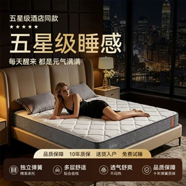 床垫、席梦思;乳胶弹簧床垫;皮艺床