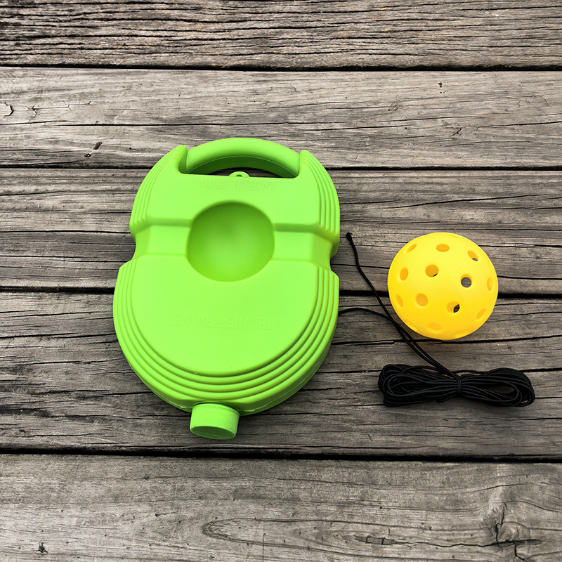 녹색 트레이너 + 노란색 공 + 탄성 로프